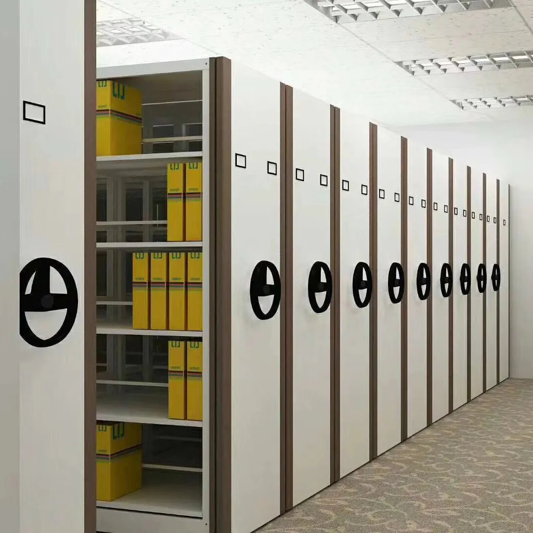 Số lượng lớn Tủ hồ sơ hệ thống thư viện nhỏ gọn Kệ di động khối lượng kệ sách di chuyển kim loại kệ sách