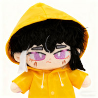 Poupée en peluche personnalisée de haute qualité de 20 cm, visage brodé, poupée nue avec rembourrage en coton PP, super douce, poupées d'idoles Kpop