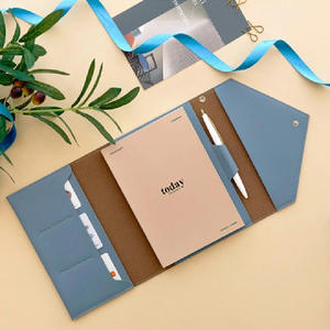 Carpeta de Cuero PU Premium con Múltiples Compartimentos, Cubierta Desmontable para Cuaderno, Ideal para Oficina, Escuela y Desplazamientos Diarios, Perfecta para Regalo - Product Image 5