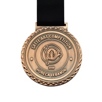 Fabricant d'usine Personnalisé Football Football Or Prix Sport Médaille En Gros 3D Cuivre Prix Hockey Médaille avec Lanière