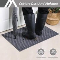 Tapis d'accueil intérieur lavable en machine, à profil bas, résistant à la saleté, absorbant, adapté aux chiens.