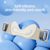 Bande de soutien rotulienne antidérapante en caoutchouc ODM avec enveloppe flexible en silicone pour le genou, idéale pour la course et le saut