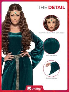 <strong>Smiffys</strong>-Medieval Lady Costume with Dresses for Women - Product Image 5