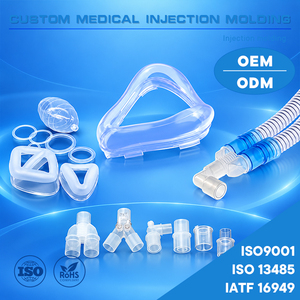 Máscara de Respiración para Anestesia ISO 13485, Circuito de Respiración Corrugado, Conectores de Vía Aérea, Accesorios de Tres Vías - Product Image 1
