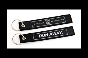 Porte-clés lavable en tissu, fil de polyester écologique, porte-clés brodé personnalisé, vente en gros - Product Image 6