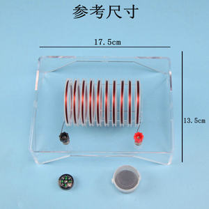 Solenoid Experiment Apparatus with Thick Copper Wire and Sparse Winding (New Curriculum Standard <b>Physics</b> Instruments and - Product Image 1