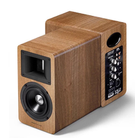 Enceinte Bluetooth active Airpulse A80 avec sortie subwoofer, APT-X 5.0, XOMS USB et télécommande pour bureau