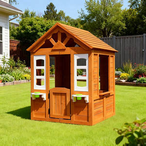 Aire de jeux pour enfants en bois stable personnalisée, intérieure et extérieure, meubles de jardin, maison de jeu - Product Image 1