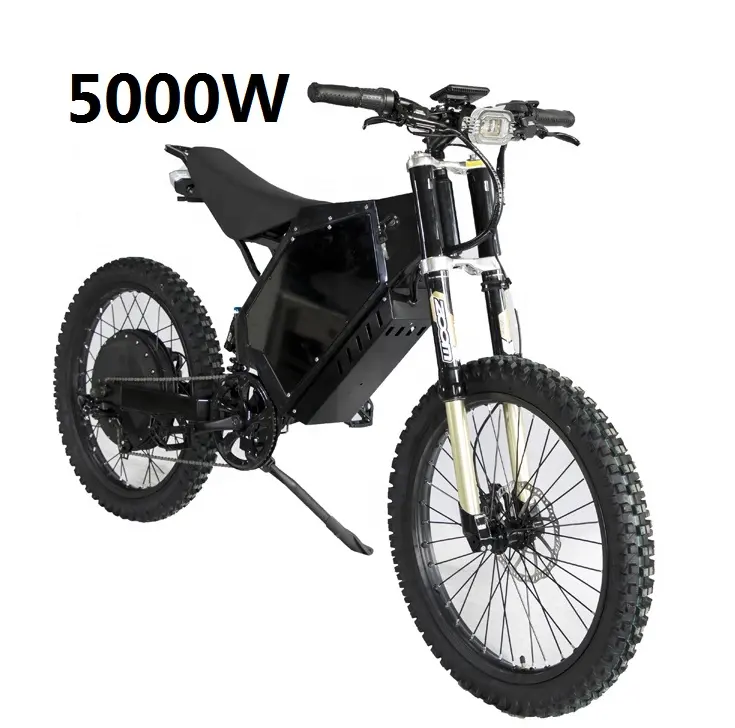 Ce Rohs Iso 75 Km/h E Cyclus E Bike 72V 5000W Elektrische Motor Fiets Grote Batterij 40ah Elektrische fiets Met Lange Afstand