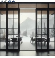 Ventanas y Puertas Corredizas Modernas de Aleación de Aluminio con Vidrio Templado Insonorizante para Uso Exterior