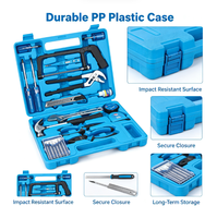 Kit de Herramientas Manuales Multiusos Duradero, Todo en Uno, en Caja de Almacenamiento para el Ensamblaje de Muebles en el Hogar