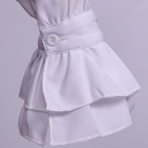 Conjunto de Vestido <span class=keywords><strong>Medieval</strong></span> Victoriano Renacentista para Mujer, Elegante Camisa y Falda de 2 Piezas, Disfraz Steampunk Gótico con Volantes para Fiesta - Product Image 4