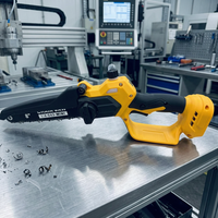 Gergaji Mini 8-Inci Laris Manis, Motor Tanpa Kabel Brushless Industri, Dapat Diisi Ulang, Ringan untuk Pemotongan Kayu, DIY Industri