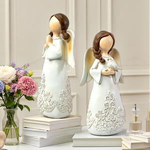 Escultura Artística de Resina Epoxi Transfronteriza, Ángel de la Bendición del Dios Occidental, Virgen, Decoración del Hogar, Adorno Pequeño de Escritorio, Artesanía - Product Image 2