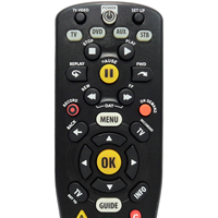 Télécommande universelle tout-en-un Motorola DRC80 tactile pour téléviseur, câble, DVD et audio