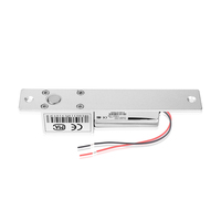 Serrure électrique à pêne tombant durable à basse température 12V CC avec temporisation 3S 6S pour système de contrôle d'accès RFID
