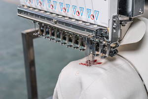 1200 RPM 1 Head High Speed Computer Embroidery Machine Embroidery Machine With Stock - Product Image 3