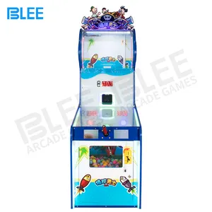 Machine de jeu de balle de pêche pour enfants à pièces d'intérieur/Machine de balle d'attrapage pour enfants Machine d'arcade de loterie pour enfants