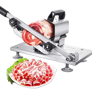 Dapur Hotpot daging sapi domba makanan pemotong pengiris pisau beku pemotong daging mesin pengiris untuk Deli Rumah BBQ Pot panas - Product Image 1