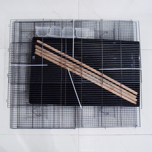 <span class=keywords><strong>Cage</strong></span> pour oiseaux détachable de grande taille 76*45*90cm, design multi-boîtes à nourriture, pour perroquets, canaris et autres oiseaux de compagnie - Product Image 6