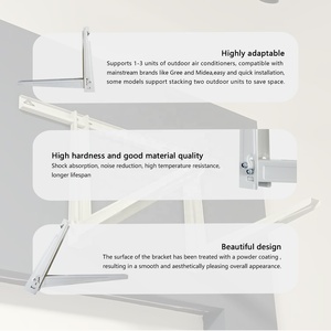 <span class=keywords><strong>Support</strong></span> mural compact Boruida pour mini-split, installation facile, <span class=keywords><strong>support</strong></span> de <span class=keywords><strong>climatiseur</strong></span> manuel pour usage domestique et extérieur - Product Image 5
