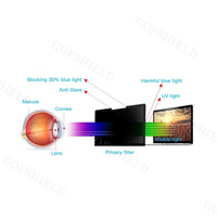 Cadre Colle Bord Couverture Soie Impression Privacy Screen Protector Anti Glare Explosion Filter For 13.5 Inch Surface Pro 8/9/X