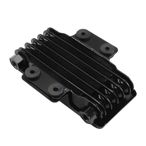 Refroidisseur d'huile Zuqing à 6 couches avec couvercle en maille noir M10 M12 pour système de refroidissement de moteur de moto - Product Image 5