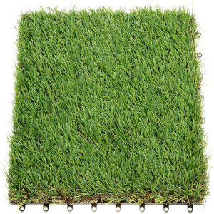 Ngoài trời lồng vào nhau sàn gạch bãi cỏ tự thoát nước vuông Pet Patio ban công căn hộ Kính Mat nhân tạo <span class=keywords><strong>Turf</strong></span> gạch - Product Image 5