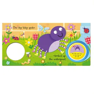 Diseño especial Impresión Animal Talking Story Sound Book Custom Baby Funny Music Button Audio Books