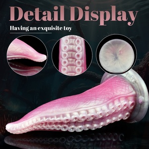 ของเล่นทางเพศ YOCY รุ่น New Color Fantasy Dildo รูปสัตว์ประหลาด ปลั๊กก้นซิลิโคนรูปหนวดปลาหมึก สำหรับผู้หญิงและเกย์ - Product Image 5