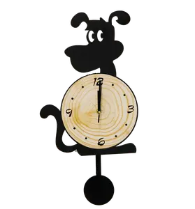 cute animal wall Clock for promotion gift clock cat clock
