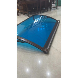 Soporte de aluminio negro fácil de instalar al mejor <span class=keywords><strong>precio</strong></span> y placa de <span class=keywords><strong>policarbonato</strong></span> <span class=keywords><strong>transparente</strong></span> para el hogar - Product Image 1