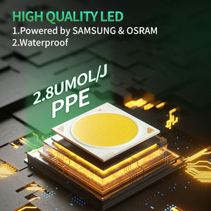 ג 'ויסטאר 240 וואט הוביל לגדול אור צמח מקורה ip68 אנכי חקלאות אנכי עכביש אלומיניום גוף צמח ספקטרום לגדול אורות - Product Image 6