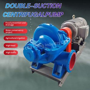 Bomba Centrífuga de Doble Succión de Alta Presión, de Alto Rendimiento y Resistente, para Riego Agrícola, Material de Hierro - Product Image 2