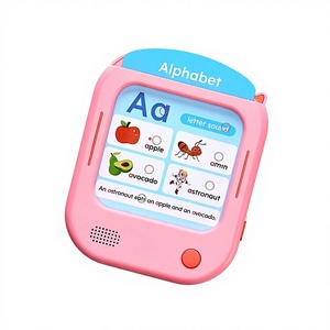 Tablet Educativo per Bambini con Batteria, Carte Flash Interattive in Plastica, Giocattolo Montessori per Alfabeto, Fonetica, Parole, Matematica, Canzoni, Regalo Educativo - Product Image 1