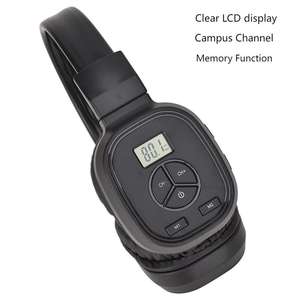 Auriculares Plegables <span class=keywords><strong>para</strong></span> Transmisión <span class=keywords><strong>FM</strong></span> con Búsqueda Automática de Canales, Pantalla LCD, Se Venden Junto con Transmisores <span class=keywords><strong>FM</strong></span> - Product Image 3