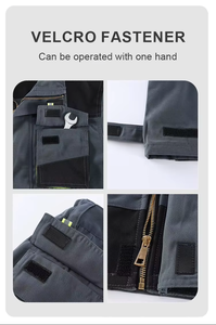 Conjunto <span class=keywords><strong>de</strong></span> Ropa <span class=keywords><strong>de</strong></span> Trabajo <span class=keywords><strong>de</strong></span> Lona para Hombre, Transpirable, Impermeable, con Múltiples Bolsillos, Chaqueta y Pantalones <span class=keywords><strong>de</strong></span> Trabajo, Impresión Personalizada, Venta al Por Mayor - Product Image 6