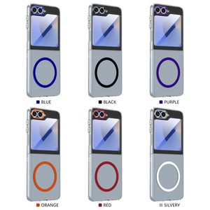 Funda Magnética Transparente para Samsung <span class=keywords><strong>Galaxy</strong></span> Z Flip 7 6 5 4 3, Antigolpes, Antiamarilleo, con Protección para <span class=keywords><strong>la</strong></span> Lente de <span class=keywords><strong>la</strong></span> Cámara - Product Image 3