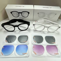 Gafas Inteligentes AIMB S1 con Cámara, Lente de 200W, Grabación de Video 1080P, Altavoz AAC, Activación por Voz, Música, Gafas de Sol