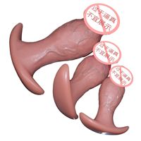 Nouveau gode en silicone souple portable, jouet sexuel pour la masturbation féminine, plug anal, étanche, rotations, gode géant, gode monstre