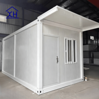 Maison Modulaire Préfabriquée Conteneurisée à Énergie Solaire, Faible Coût, Panneaux Sandwich en Acier, Design Moderne pour Villa, Centre Commercial, Parc, Écologique