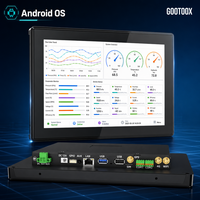 Écran de salle de réunion 10,1 pouces RK3568 1TOPS NPU Android 11 avec allumage automatique, ports série RS485 RS232, Android tout-en-un