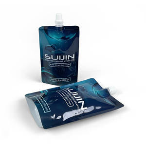 كيس بلاستيكي لتعبئة الطعام والشراب والجلي مزود بفوهة للغلق كيس لبن محكم الإغلاق كيس عصير قابل لإعادة الاستخدام بشكل رأسي - Product Image 2