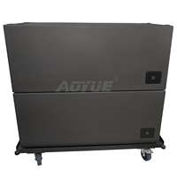 Subwoofer double 18 pouces Ka28, basses profondes puissantes, son passif, haut-parleur à double aimant néodyme de 18 pouces