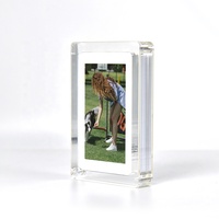 Écran LCD HD, lecteur vidéo en acrylique transparent, cadre photo numérique, cadre photo numérique en acrylique de 5 pouces