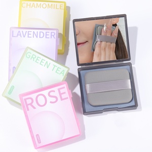 Ensemble papier et miroir 2-en-1 absorbant l'huile 100 pièces pour l'élimination instantanée de la brillance du visage, poudre de maquillage non salissante, portable pour sac à main et voyage - Product Image 3