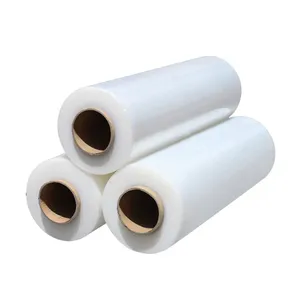 Manual Wrapping Bundled Jumbo Plastic Winding Packing Stretch Film,<b>Pallet</b> <b>Wrap</b> Film, Film Roll - Product Image 3