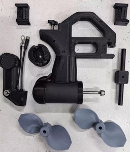 Yak 12V 24V Brushless Motor System Handle Control High Thrust Kayak Boat Propeller Can Backward with Fixing Parts - Product Image 2