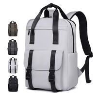 Sac à dos de voyage pour ordinateur portable, grande capacité, imperméable, en tissu Oxford, avec logo personnalisé, pour étudiants et loisirs en plein air