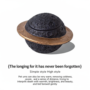 Урна для животных из влагостойкого цемента, герметичная, в форме планеты, для кошек и собак, товары для похоронных услуг для животных - Product Image 4